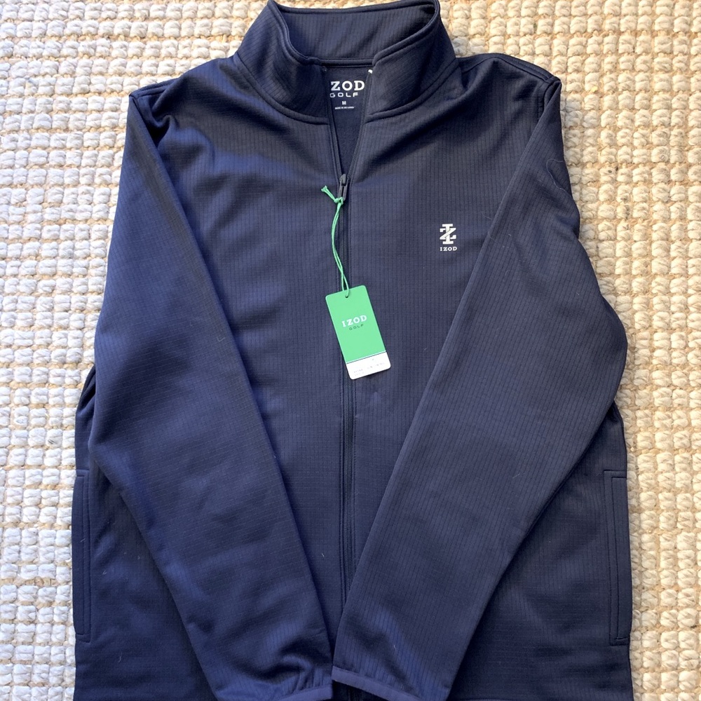 NWT Izod Golf Z Series Quarter Zip Fleece